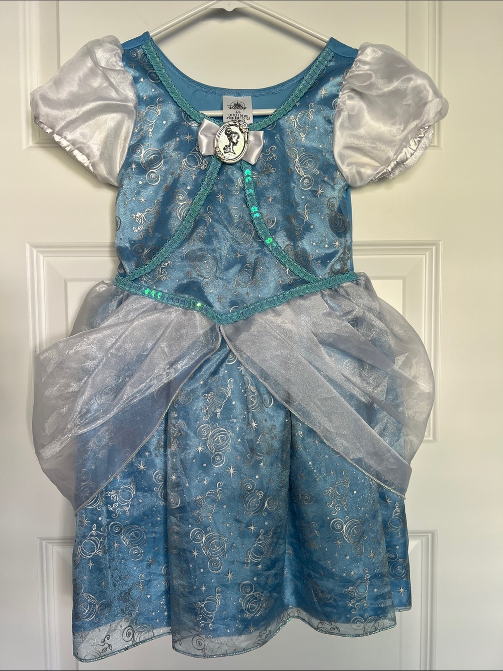 Disney Blue and White Cinderella Sparkle Dress